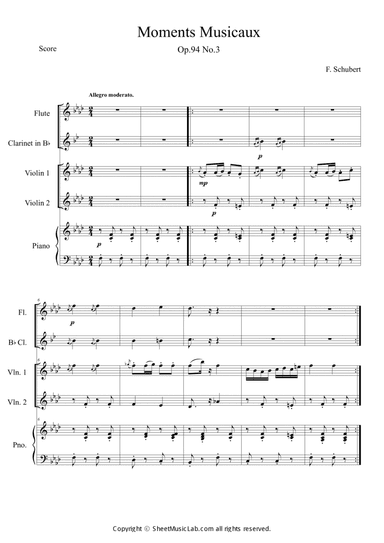 Moments Musicaux No.3
