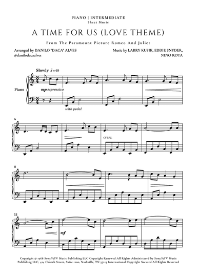 A Time For Us (love Theme)