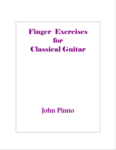 Finger Exercises for Classical Guitar