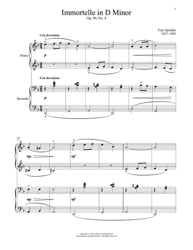 Immortelle, Op. 90, No. 4
