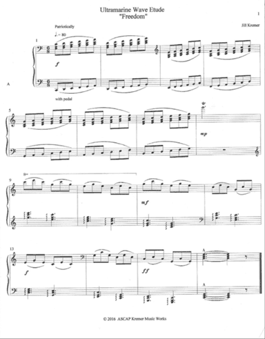 Wave Etude "Freedom"