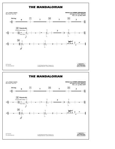 The Mandalorian (from Star Wars: The Mandalorian) (arr. Paul Murtha) - Aux Percussion