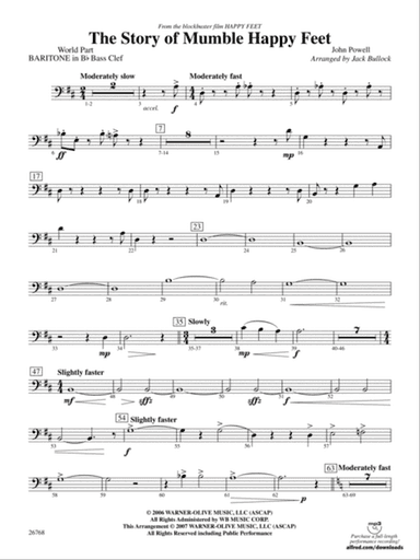 The Story of Mumble Happy Feet: (wp) B-flat Baritone B.C.