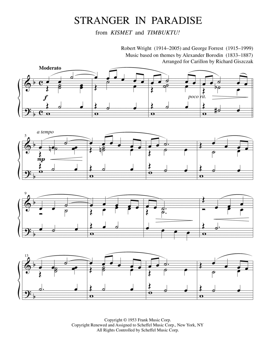 Stranger In Paradise