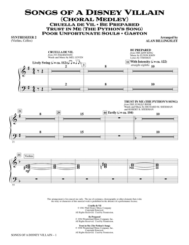 Songs of a Disney Villain (Choral Medley) - Synthesizer II