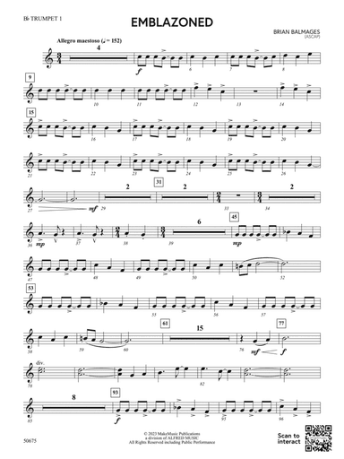 Emblazoned: 1st B-flat Trumpet