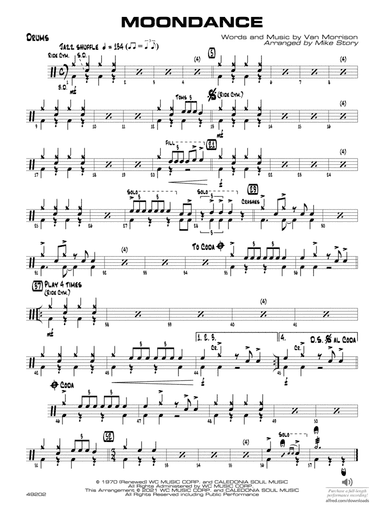 Moondance: Drums
