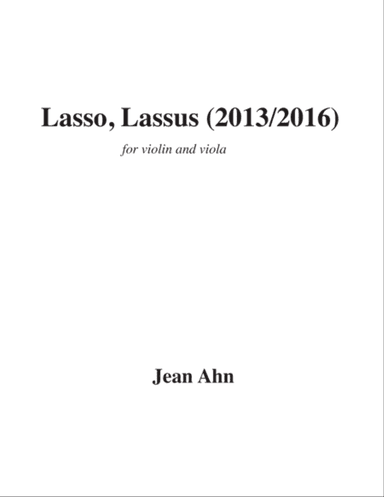 Lasso, Lassus for violin and viola