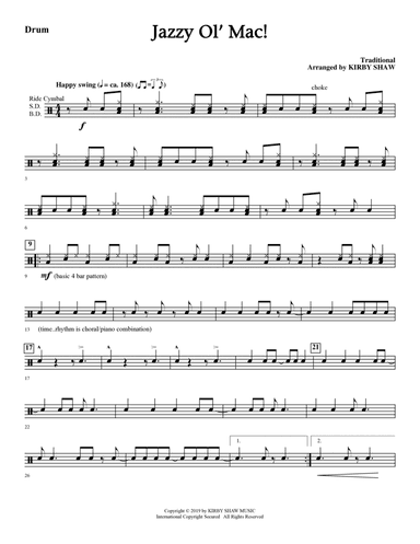 Jazzy Ol' Mac! - Drums