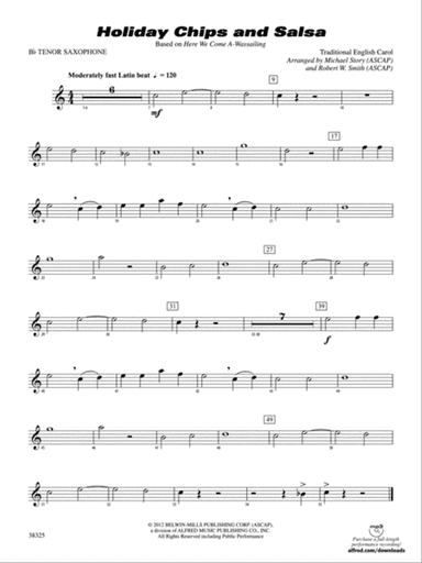 Holiday Chips and Salsa: B-flat Tenor Saxophone
