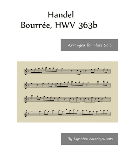 Bourrée, HWV 363b - Flute Solo