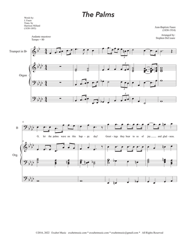 The Palms (2-part choir - (TB) (Easy Choir Version)
