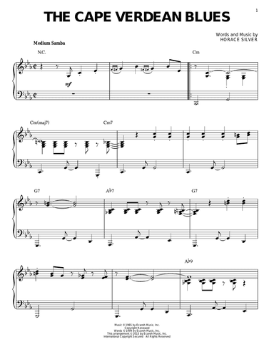 The Cape Verdean Blues (arr. Brent Edstrom)