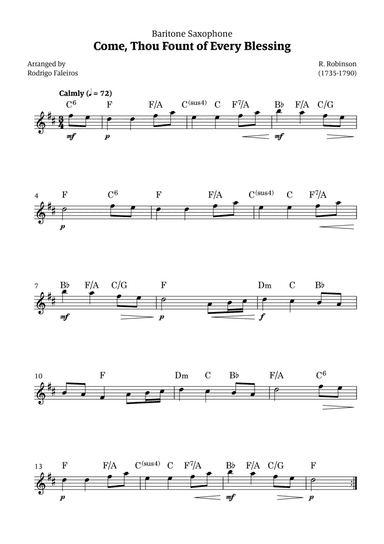 Come Thou Fount of Every Blessing