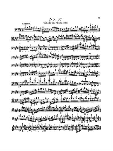 Popper: High School of Cello Playing, Op. 73 (40 Etudes)