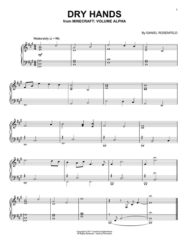 Dry Hands (from Minecraft)