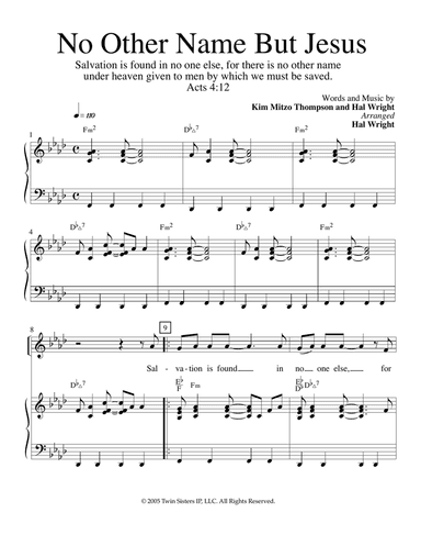 No Other Name But Jesus