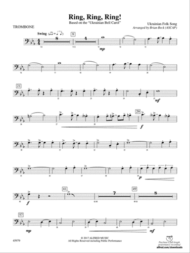 Ring, Ring, Ring!: 1st Trombone