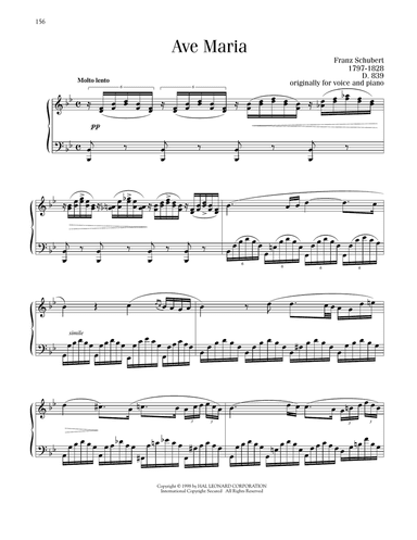 Ave Maria, Op. 52, No. 6