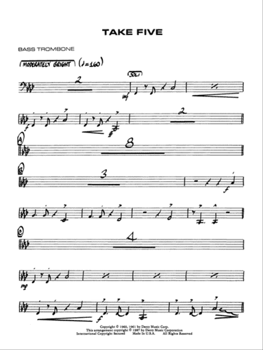 Take Five: 4th Trombone