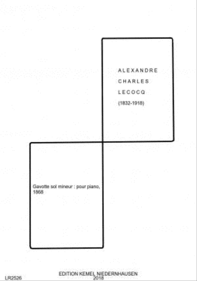 Gavotte sol mineur