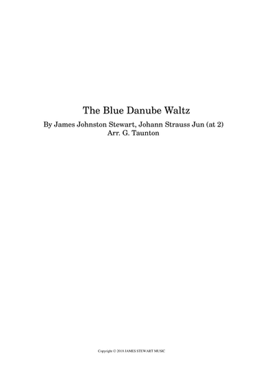 Blue Danube Waltz (pd)
