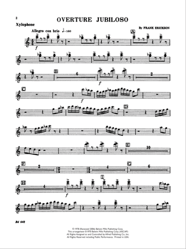Overture Jubiloso: Mallets