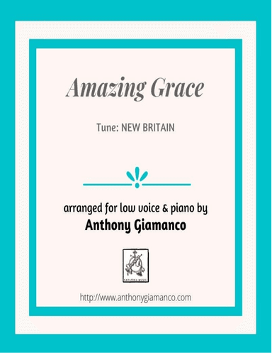 Amazing Grace (low voice and piano)
