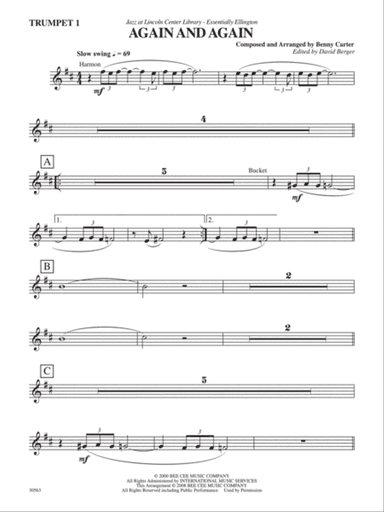 Again and Again: 1st B-flat Trumpet