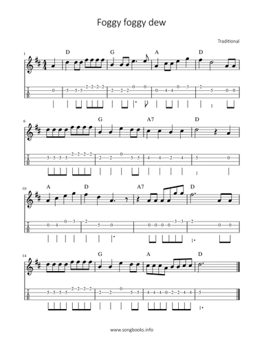 Foggy foggy dew