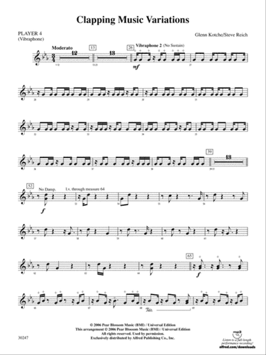 Clapping Music Variations: 4th Percussion