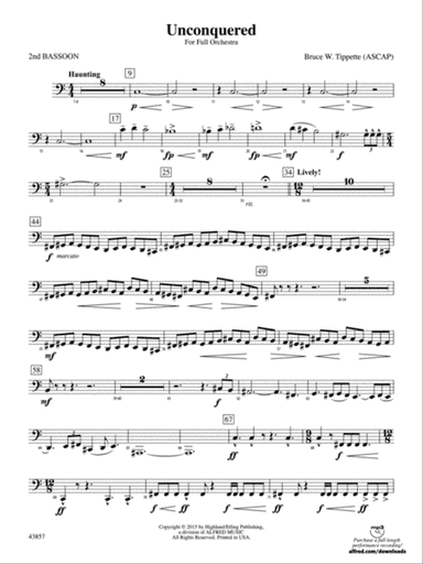 Unconquered: 2nd Bassoon
