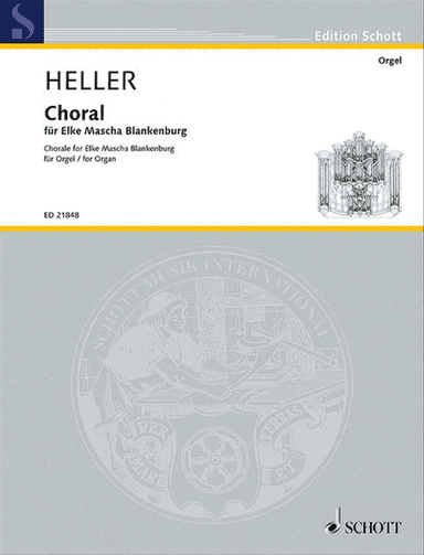Choral For Elke Mascha Blankenburg, Organ Solo