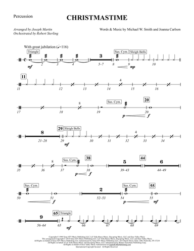 Christmastime (arr. Joseph M. Martin) - Percussion