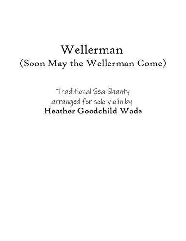 Wellerman (Soon May the Wellerman Come)
