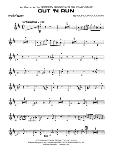 Cut 'n Run: 4th B-flat Trumpet