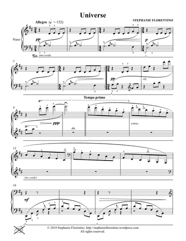 Universe (Piano Solo)