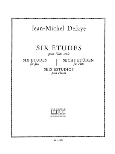 6 Etudes (flute Solo)