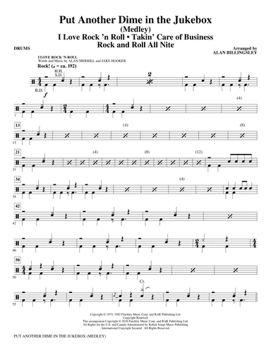 Put Another Dime In The Jukebox (Medley) - Drums