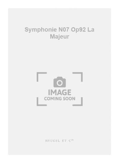 Symphonie N07 Op92 La Majeur