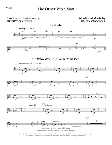 The Other Wise Man - Viola
