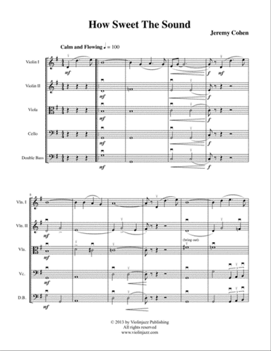 How Sweet the Sound (string orchestra)