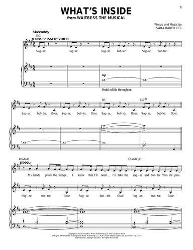 What's Inside (from Waitress The Musical)