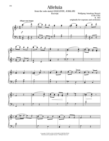 Alleluia, K. 165