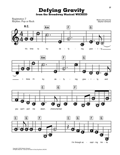 Defying Gravity (from Wicked)