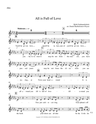 All Is Full Of Love