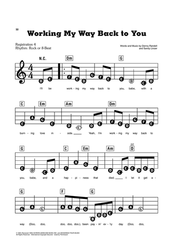 Working My Way Back To You