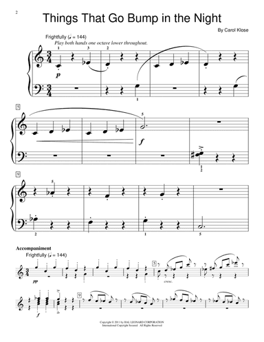 Things That Go Bump In The Night