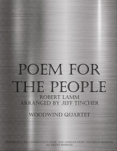 Poem For The People