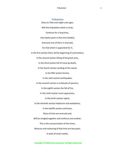 Tribulation